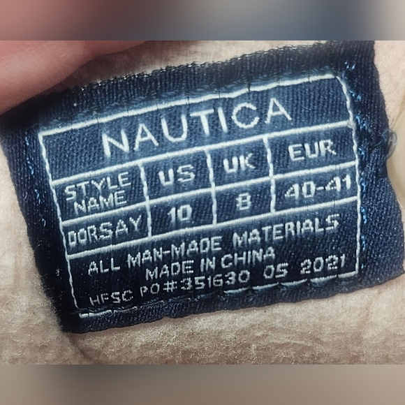 Nautica Dorsay Women's Rain Winter Boots Quilted Rubber Pink Gray Sz 10 Side Zip - Picture 14 of 14